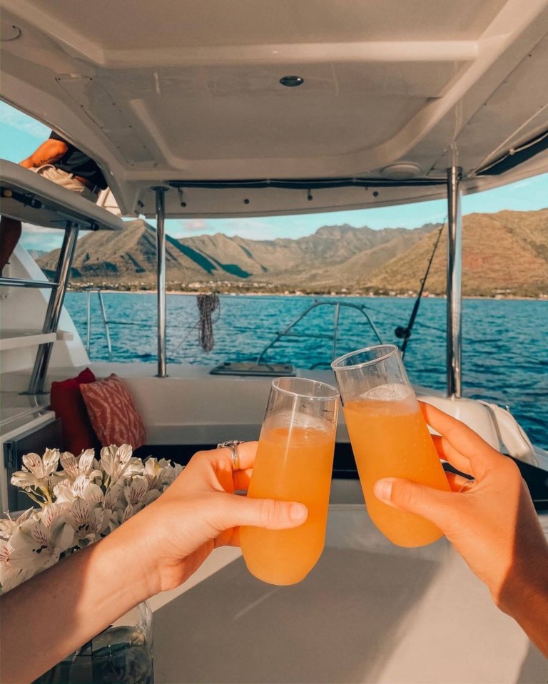 cheers to pacific humpback whale season oahu sunset