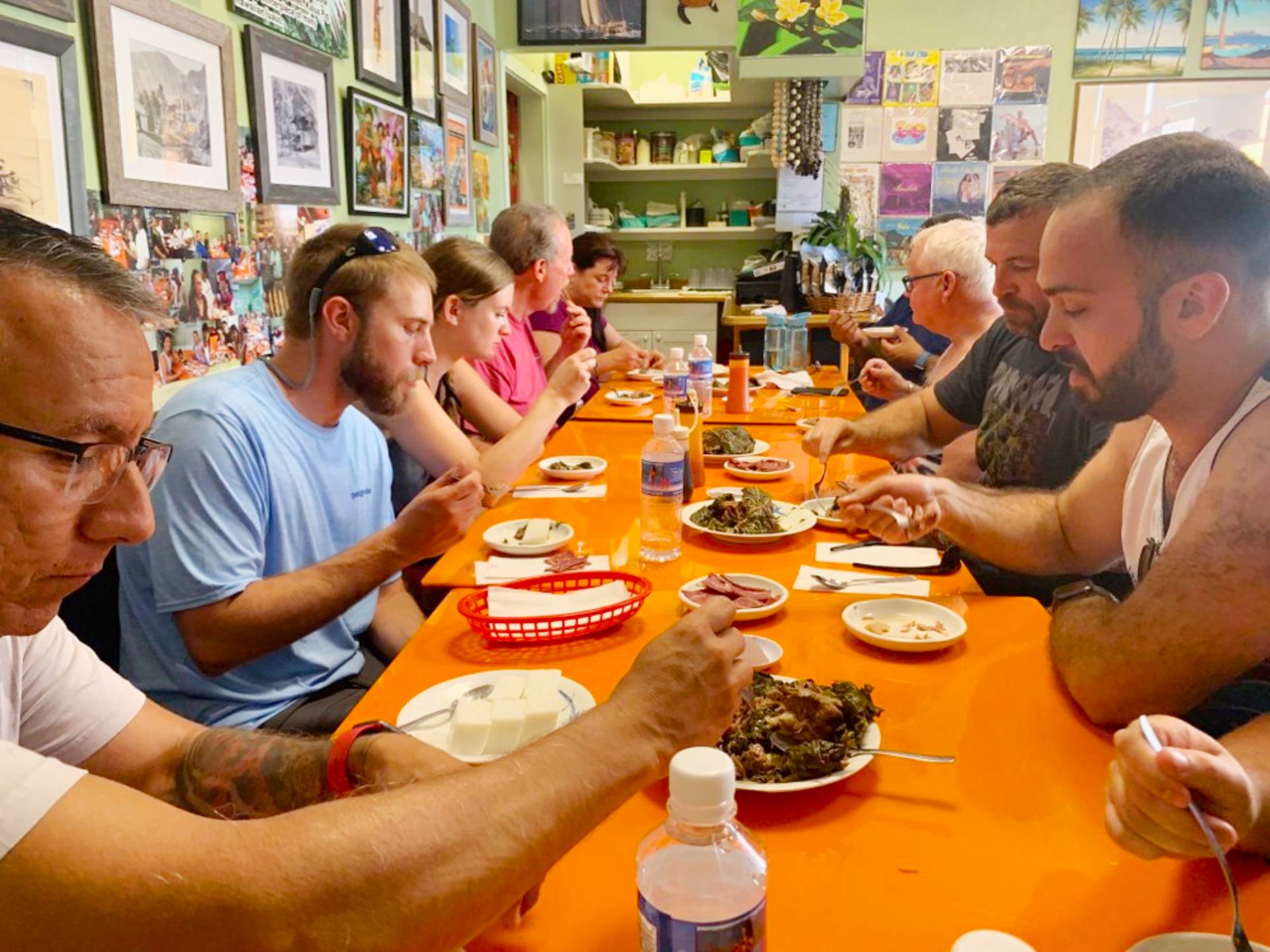 enjoy local food when biking in oahu