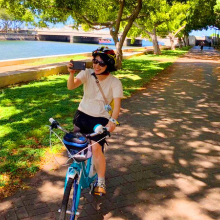 Funny Hawaiian Foodie Bike Tour Product