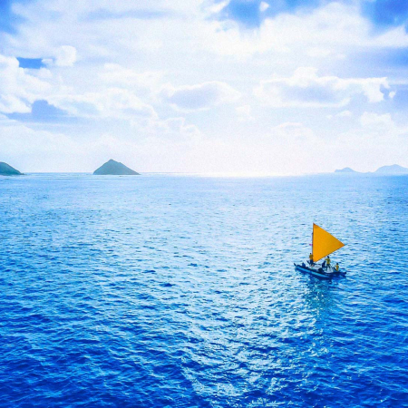 Huakai Waa Pea Hawaiian Sailing Canoe Product