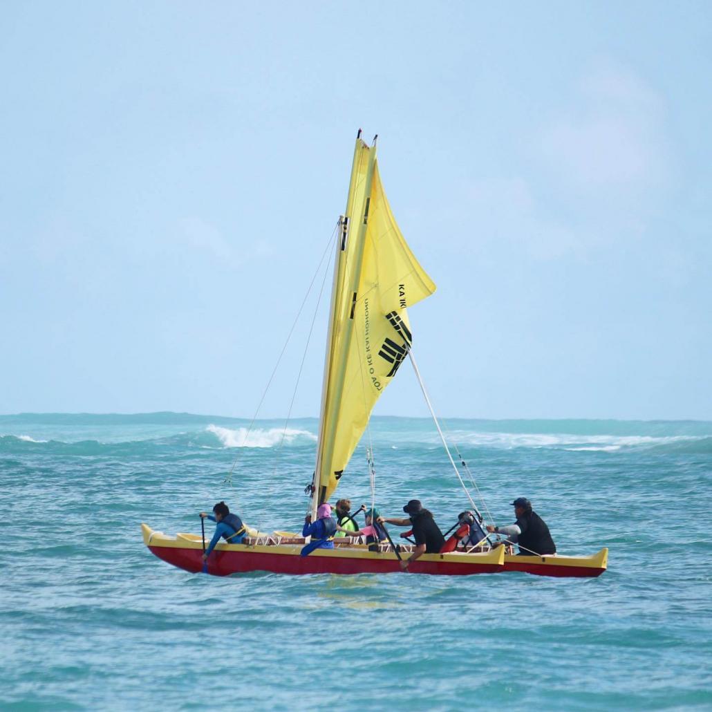 koa canoes hawaiian sailing canoe in oahu