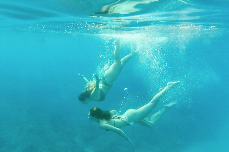 Koolinaoceanadventures Ko Olina Morning Sail And Snorkel  Girl Diving