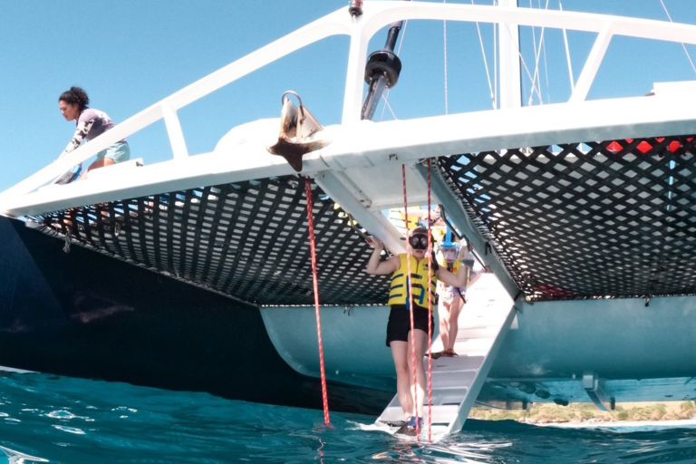 Koolinaoceanadventures Ko Olina Morning Sail And Snorkel Fun Ride Stairway On Boat