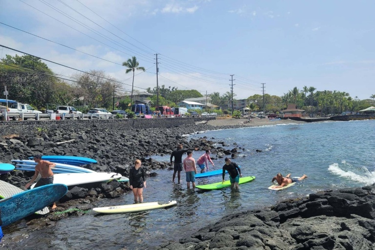 Learntosurfkona Group Surf Lesson Group