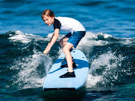 Learntosurfkona Private Surf Lesson Little Boy