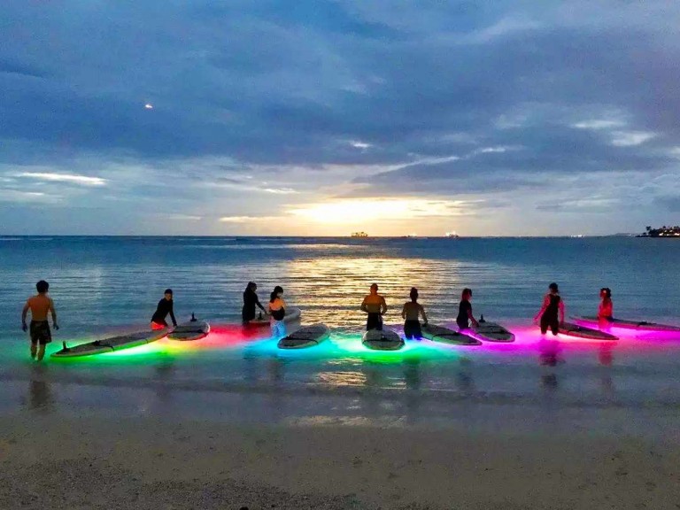 light up the night yoga waikiki a new way to practice yoga