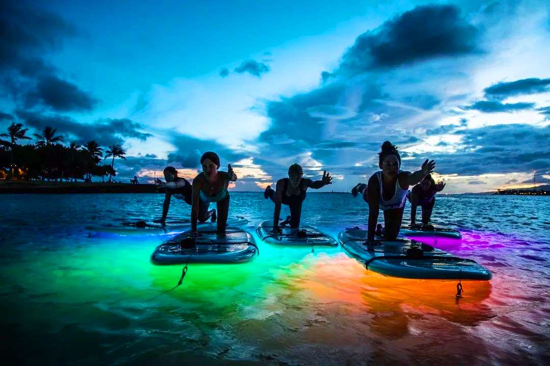 light up the night yoga waikiki calming and relaxing