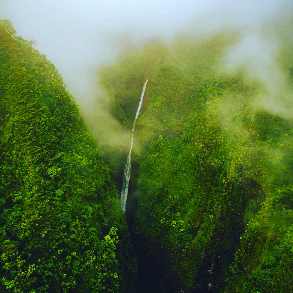 mauna loa helicopters breathtaking views waterfall