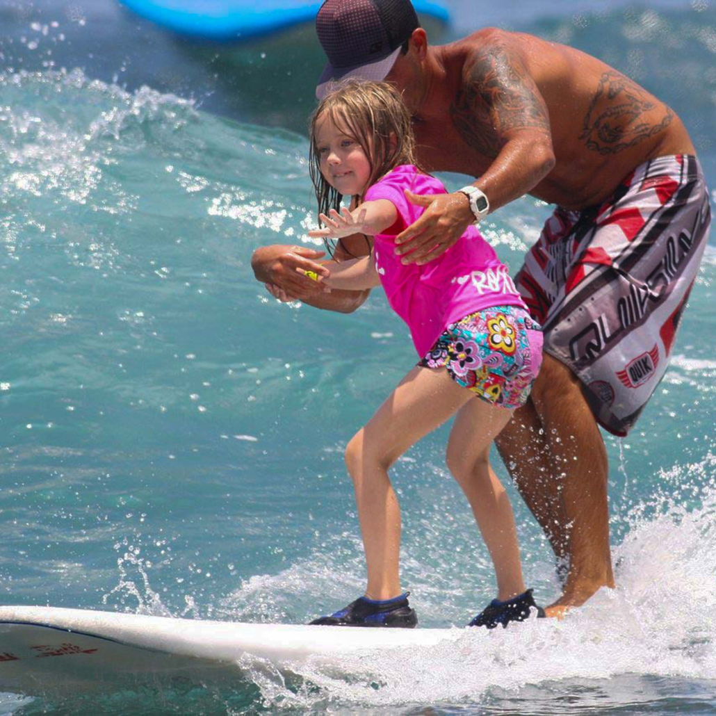 No Previous Surfing Experience Necessary Hawaii Lifeguard Surf Instructors  Big Island