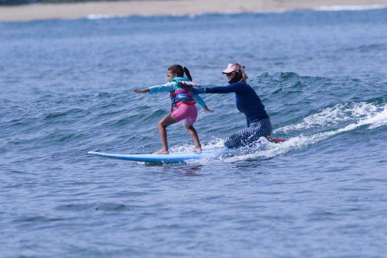 North Shore Surf Girls Sunset Bbq And Surf Lesson Feature Be Safe Kid