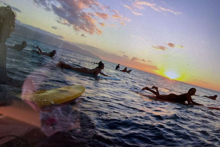 North Shore Surf Girls Sunset Bbq And Surf Lesson Feature Whole Family Sunset