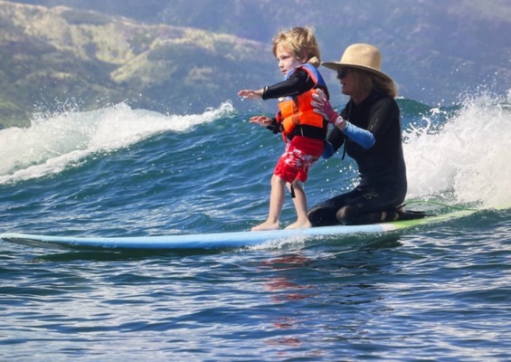 North Shore Surf Girls Sunset Bbq And Surf Lesson Slider Small Child