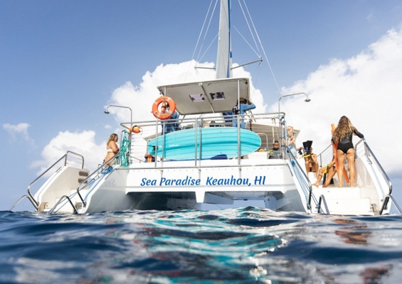 Sea Paradise Kona Afternoon Sail And Snorkel Slider Sail