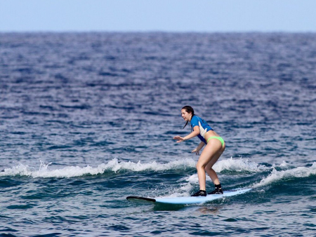 Surflessonshawaii Vip Private Surf Group Slide Girl
