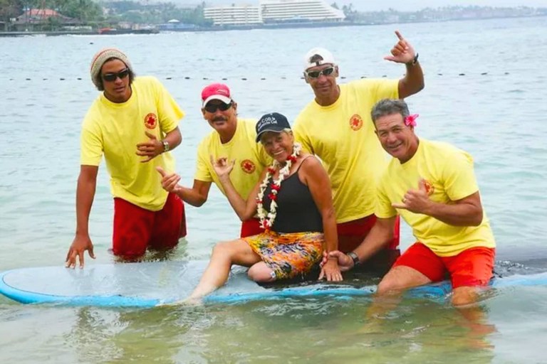 taking a private surf lesson with a friend or loved big island