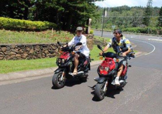 Tikiscooters Tiki Scooters Tahaina  Slider Scooter Friends