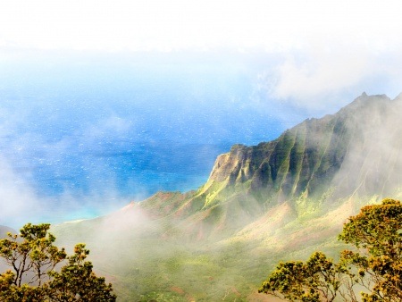 kalalau valley kauai island hawaii