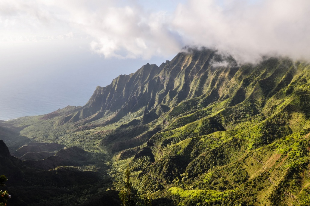 stunning view of kalalau valley on the island of kauai hawaii hawaii