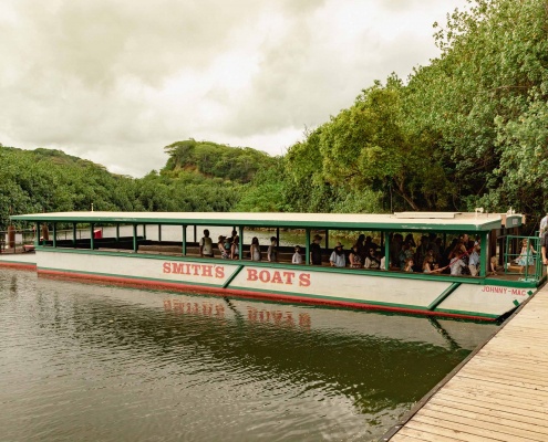 Wailua River Fern Grotto Boat Kauai 
