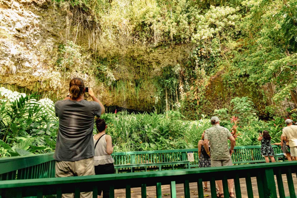 Wailua River Fern Grotto Visitors Kauai
