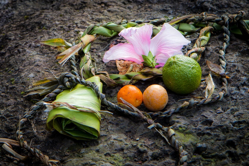 offering for pele in hawaii volcanoes national park