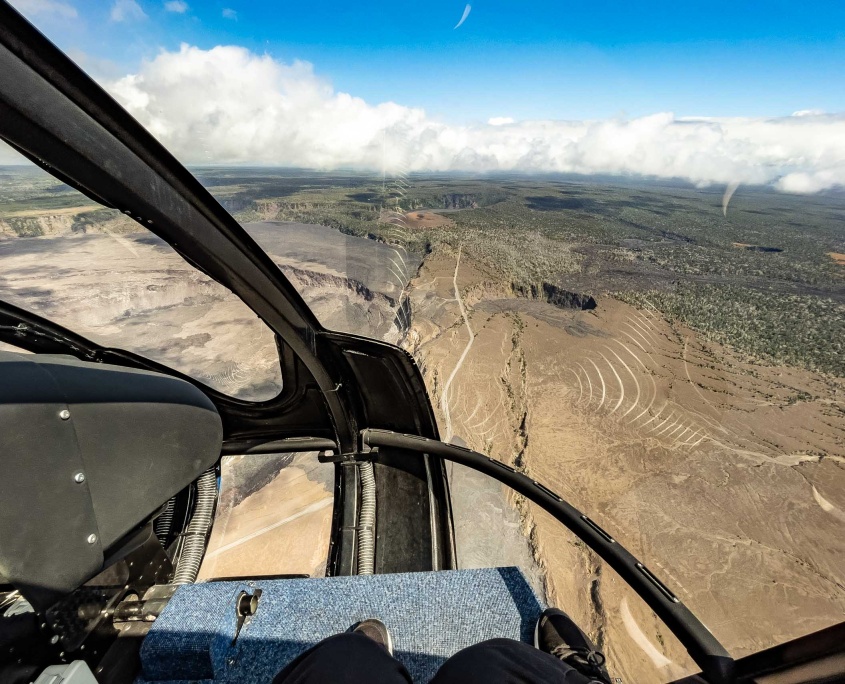 Volcanoes National Park Helicopter Windows Big Island