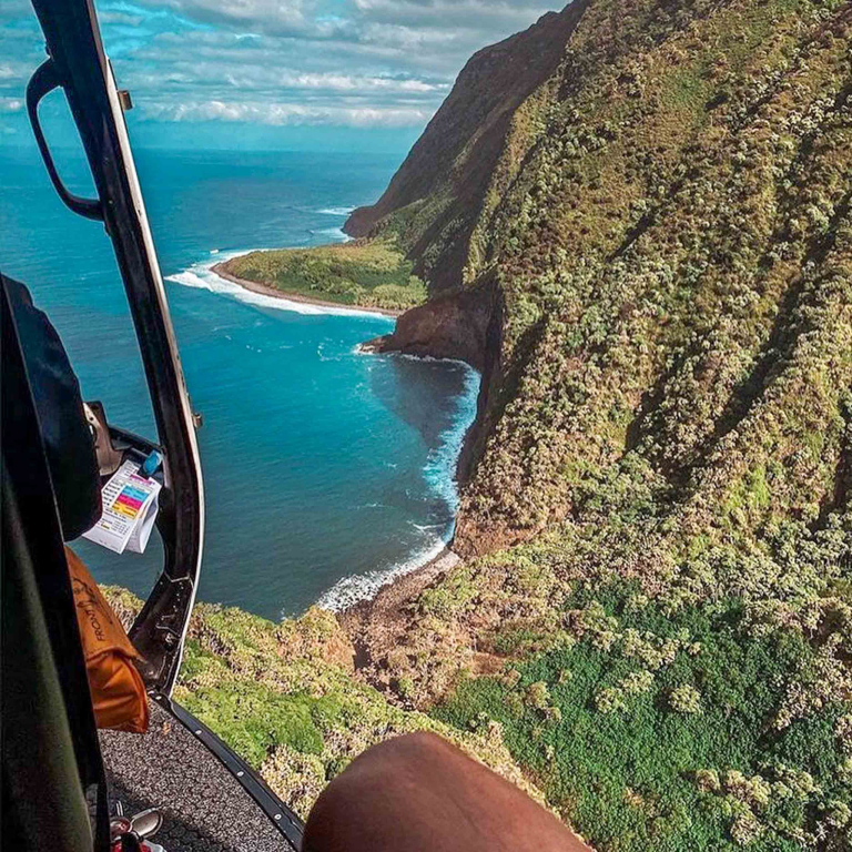Airmaui Molokai Helicopter Tour Helicopter Mountain View