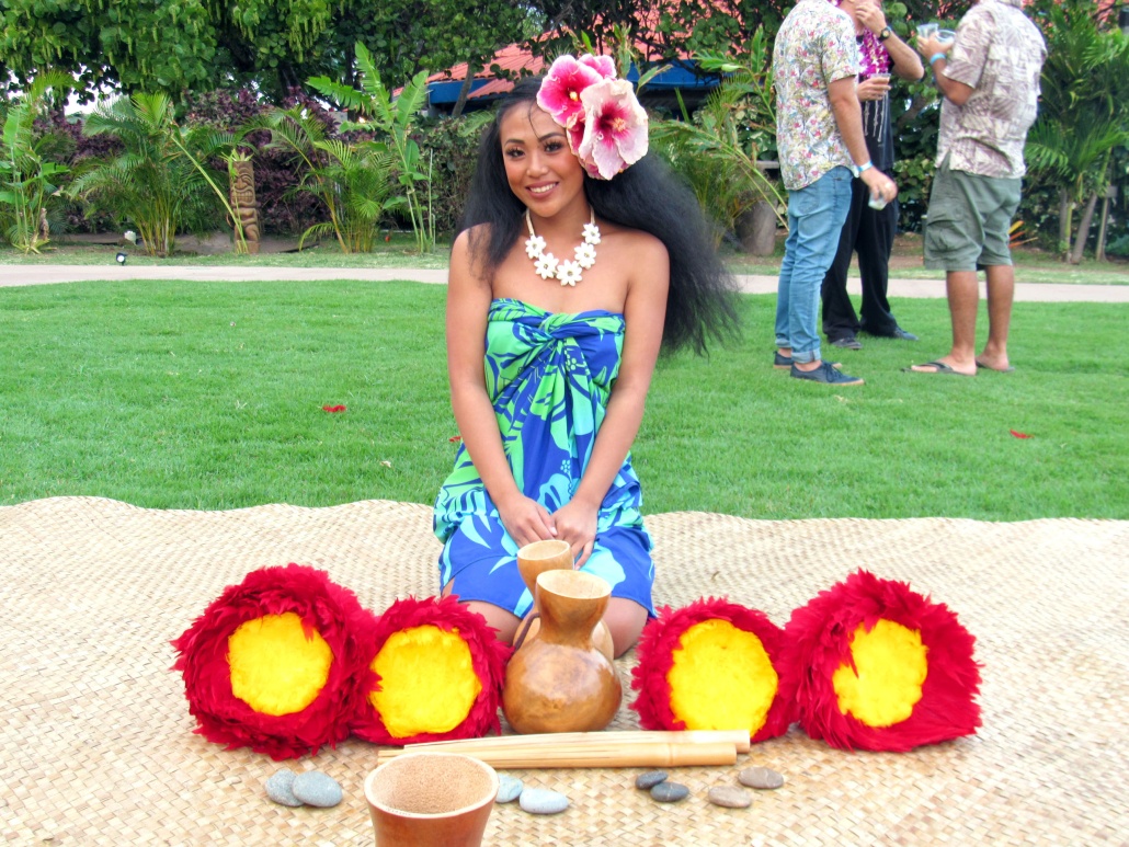 aloha kai luau woman music instruments