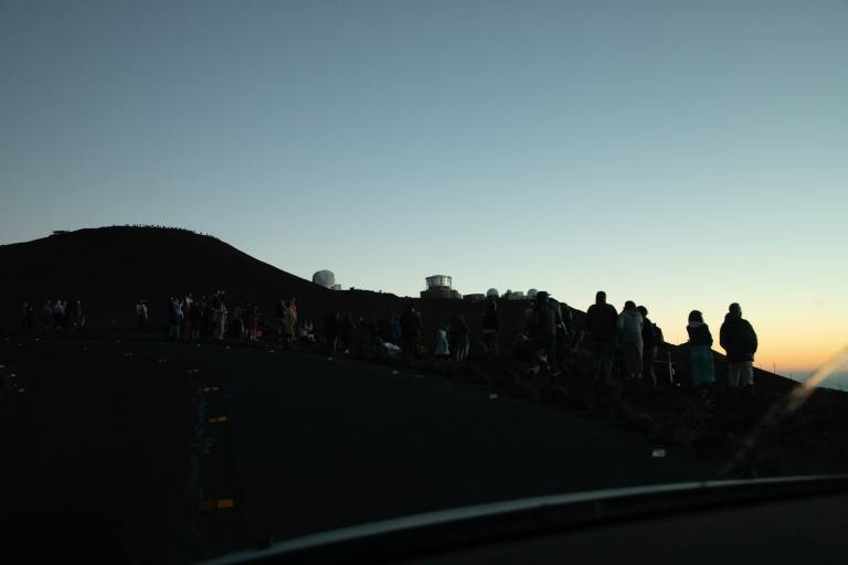 awe inspiring view of the sunset from haleakala volcano summit maui