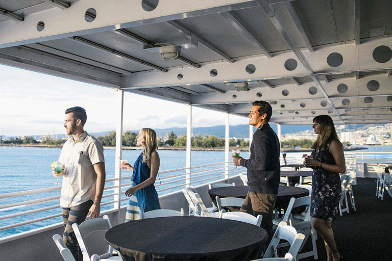Enjoy Panoramic Views Of The Ocean While Sipping Drinks And Scanning The Horizon For Whales Oahu Atlantis Adventures 