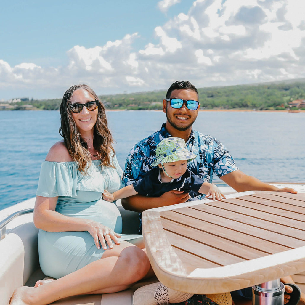 Hawaiinautical Maalaea Luxury Snorkel Cruise Guests Chilling On Yatch