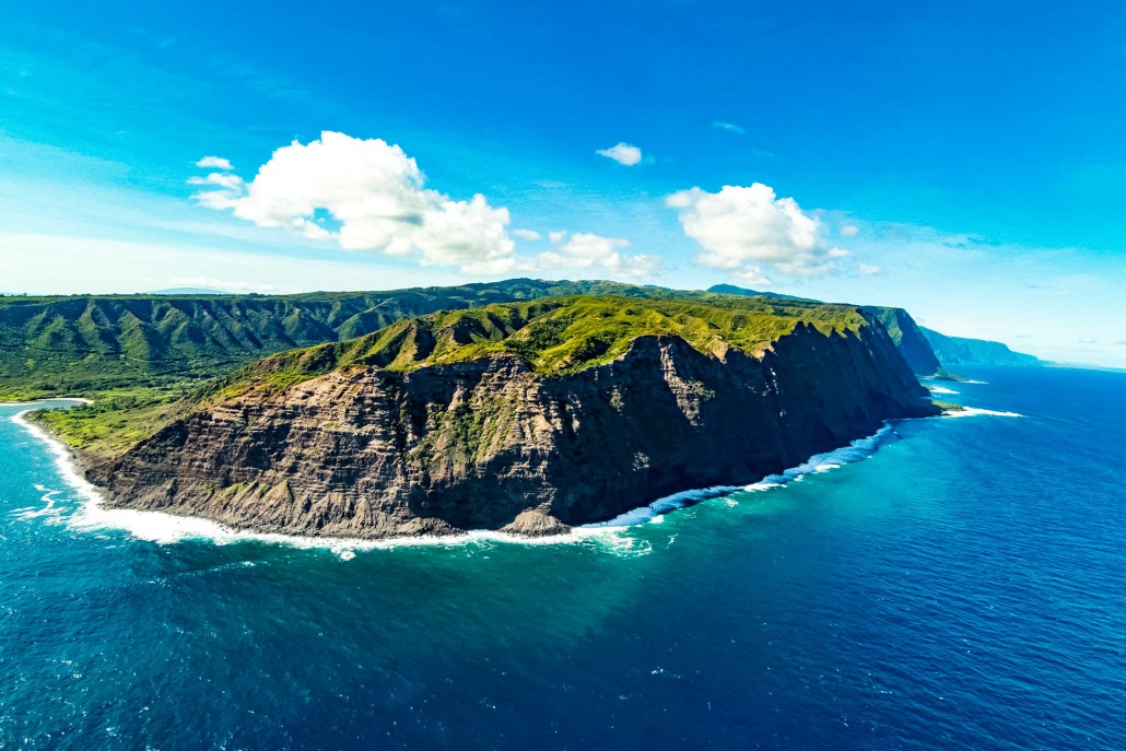 helicopter tour of maui and molokai admire dramatic ocean cliffs lush valleys hta