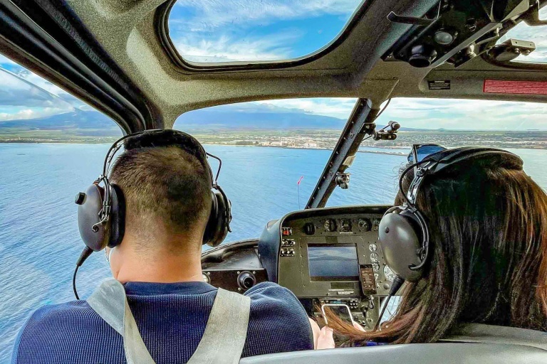 Helicopter View Interior Maui Coastline