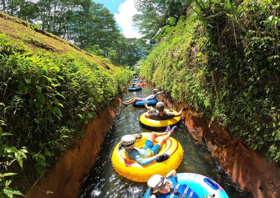 Kauaibackcountry Kauai Adventure Day Trip From Oahu Slide Mountain Tubing