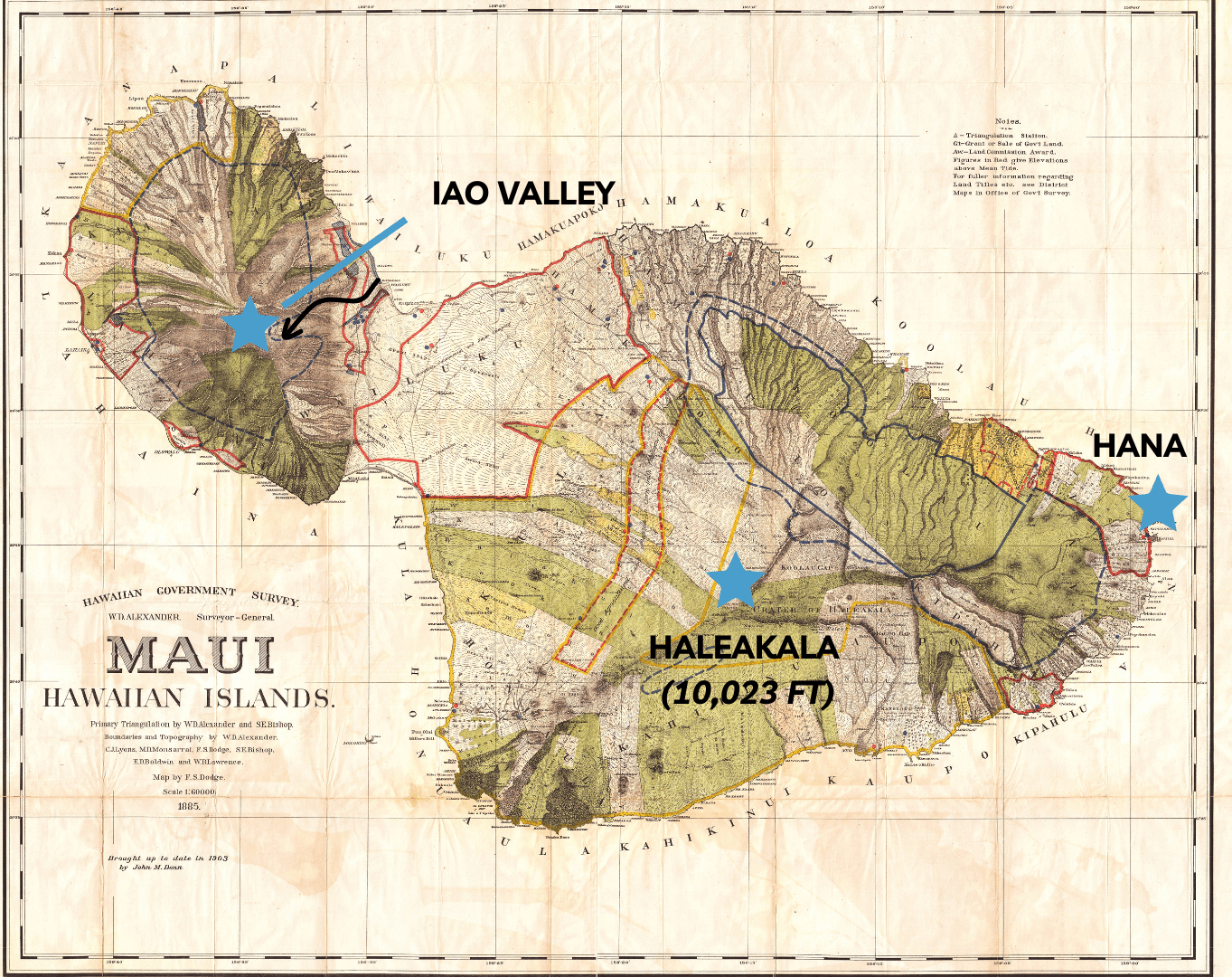 Maui Adventure Map