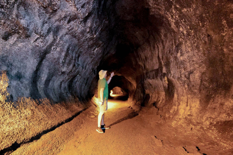 take a walk in the dark through nahuku thurston lava tube hawaii volcanoes national park big island