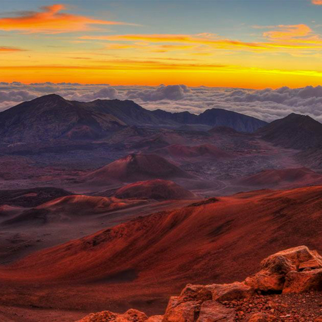 Haleakala Picnic Sunset Maui Nice Sunrise Crater