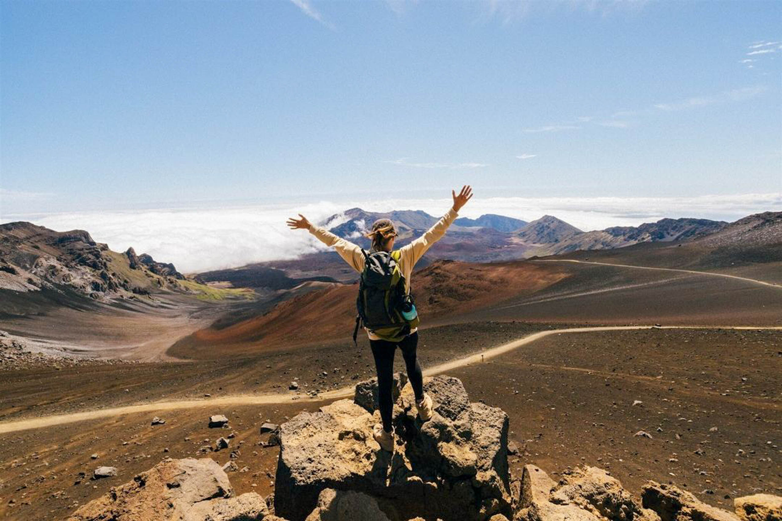 humbletoursmaui small group haleakala hiking tour finish top