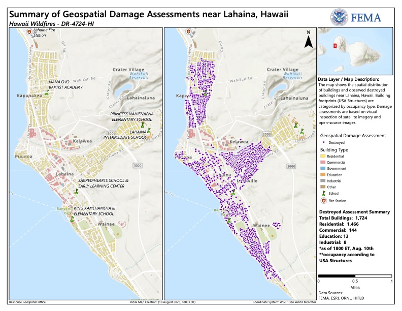 V GeospatialDamageAssessmentSummary Hawaii DR