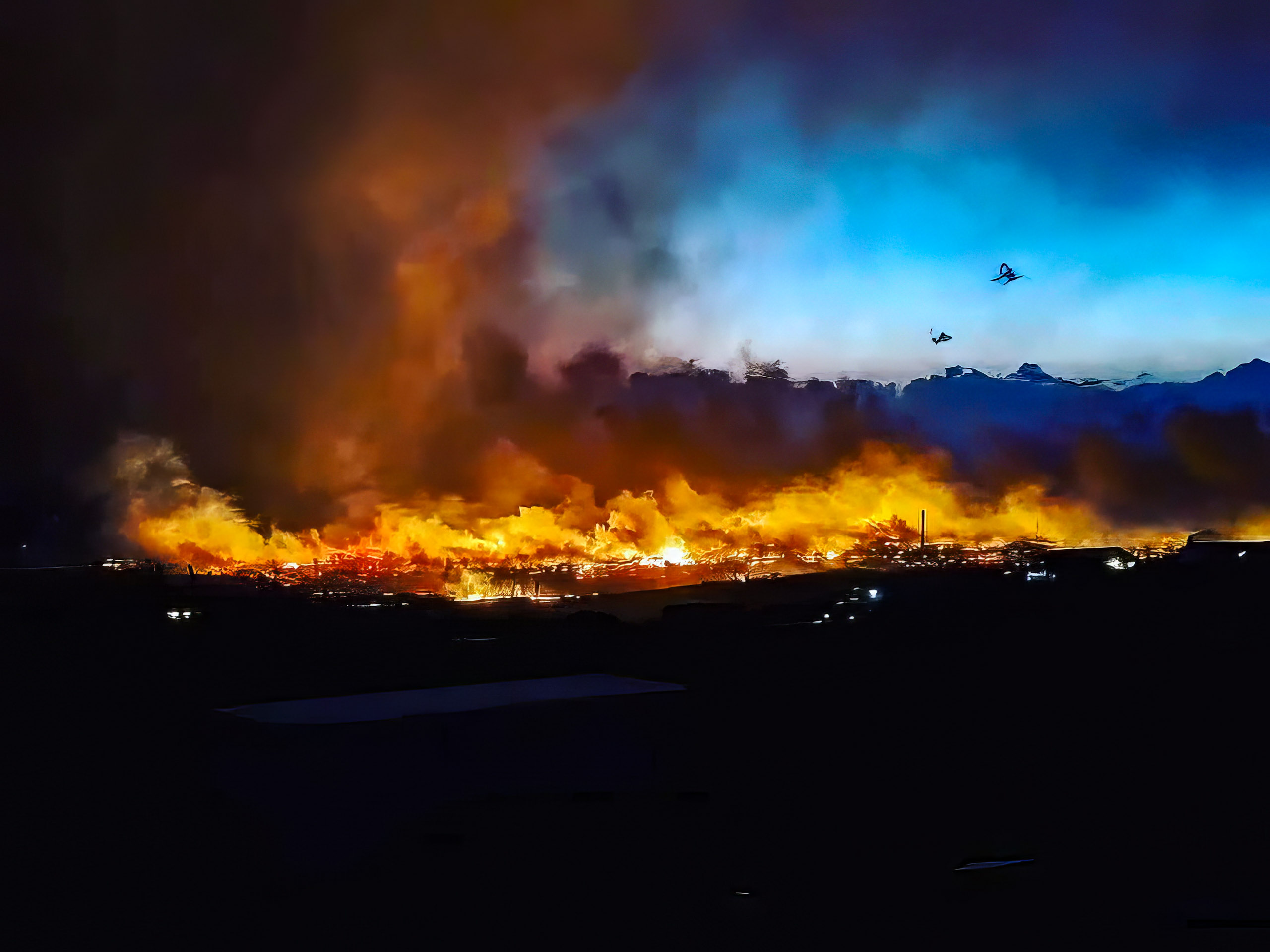 Lahaina On Fire Maui Fires Aug Th    