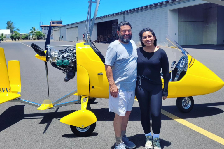 Flyskylandair Gyroplane Flight Lessons Couple