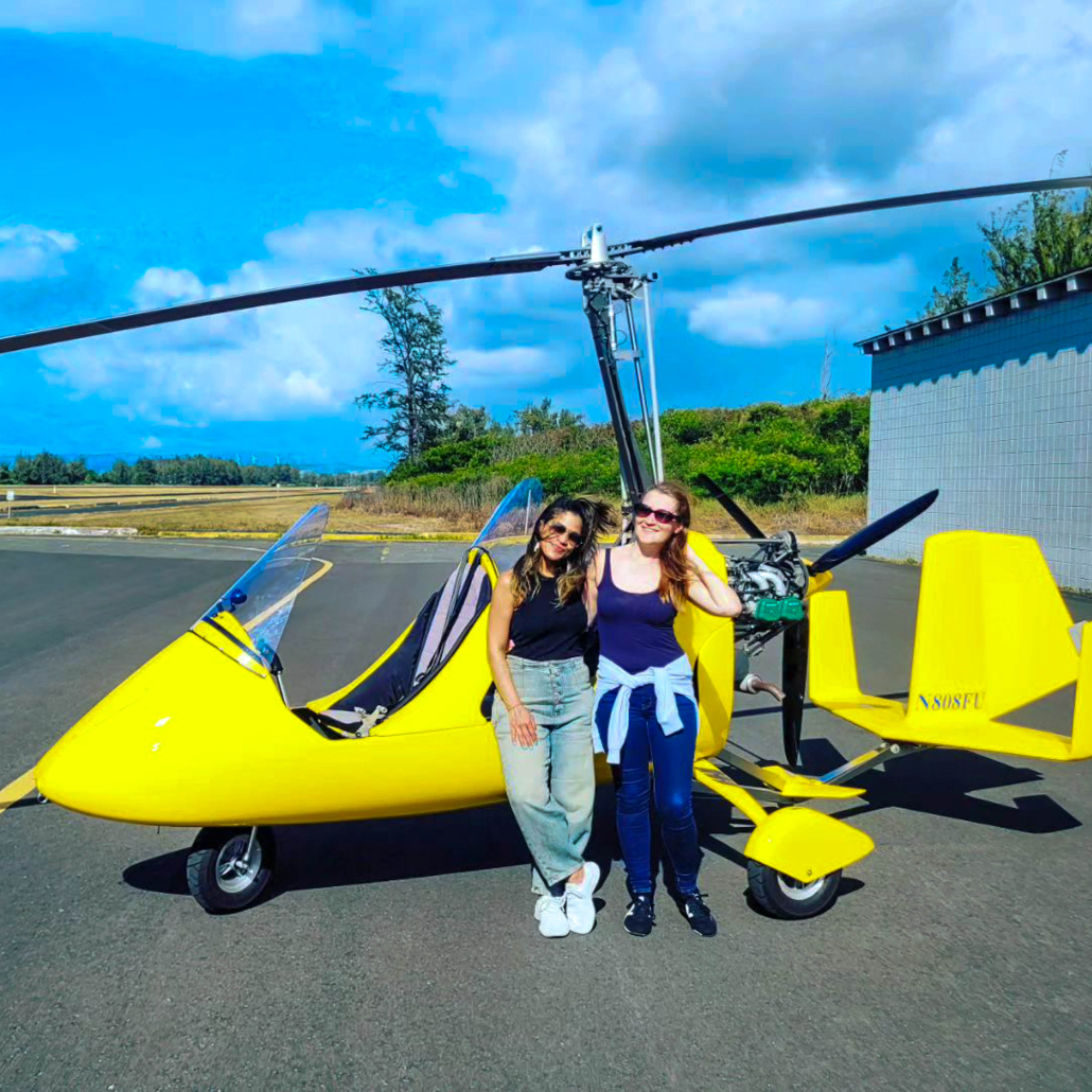 Flyskylandair Gyroplane Flight Lessons Tourists