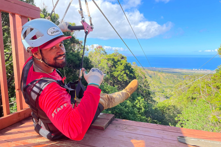 Mauis Ultimate Zipline Adventure Ready To Zipline