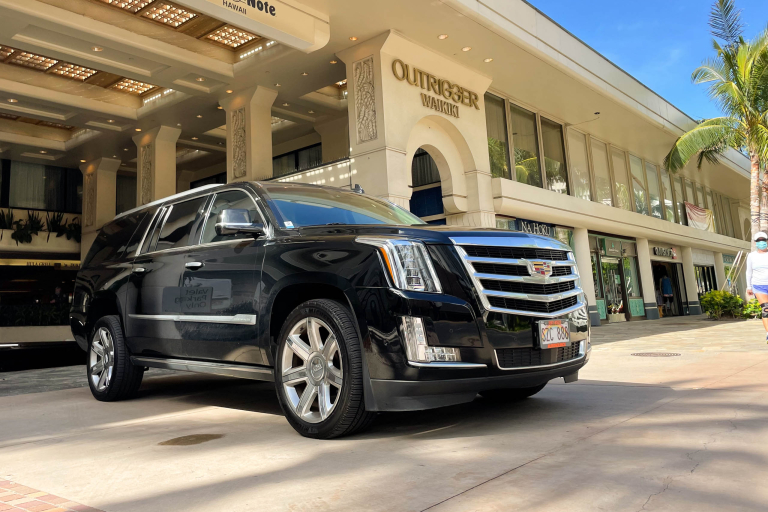 Oahu Airport To Waikiki Private Shuttle Cadillac