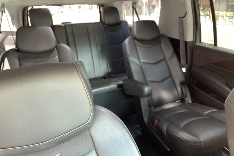 Oahu Airport To Waikiki Private Shuttle Cadillac Seats