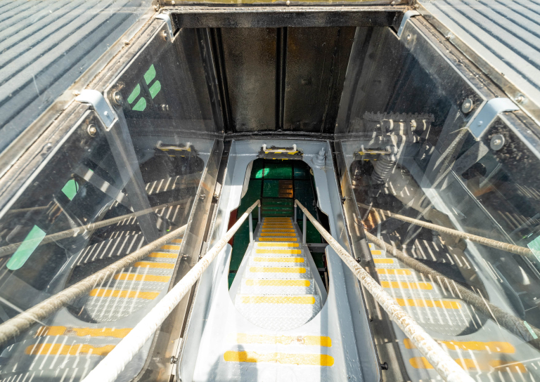 Bowfin Submarine Interior Entrance Hatch