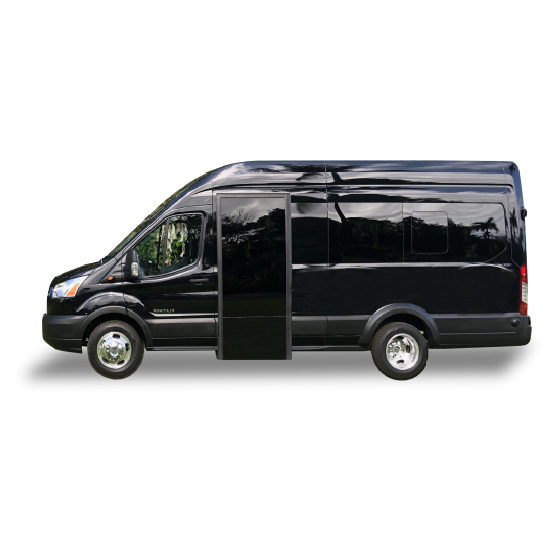 Black Minibus Icon