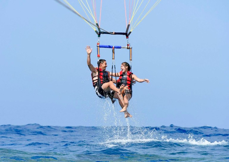 Hosportshawaii Jet Ski Parasail Combo Fun For Families Parasail