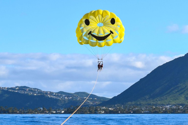 Hosportshawaii Jet Ski Parasail Combo Maunalua Bay Parasail