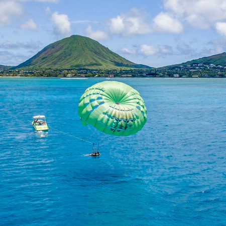 Hosportshawaii Jet Ski Parasail Combo Maunalua Bay Product